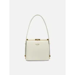 LAVIE LUXE Off White GLARE25 Small Leather Frame Bag-picture-42