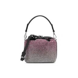 Lavie Luxe Pink Stone Embellished Handheld Bag with Detachable Strap-picture-23