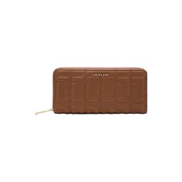 LAVIE LUXE Tan Quilted Zip Around Wallet-picture-36