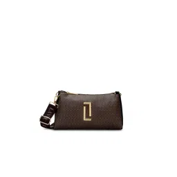 Lavie Luxe Women Mono Tory25 3 Compartment Sling Bag-Brown (M)-picture-25