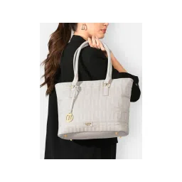 Lavie Luxe Women Off White Jerry25 Pro Satchel Bag (L)-picture-28