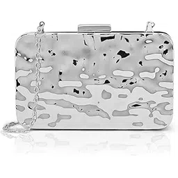lavie luxe Women's Metalia Clutch | Ladies purse |Gift For Women-picture-37