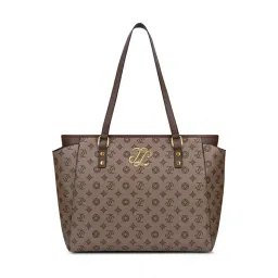 LAVIE Signature Coffee Carmel Printed Large Tote-picture-41
