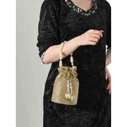 lavie signature Lavie Dark Gold Potli-picture-33