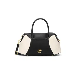 LAVIE Signature Off White CANVA HZ Textured Medium Leather Satchel-picture-27