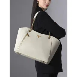 LAVIE Signature Off White Tote Bag-picture-37