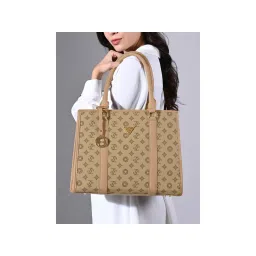 Lavie Signature Taupe Chicago Womens Large Satchel Bag (L)-picture-25