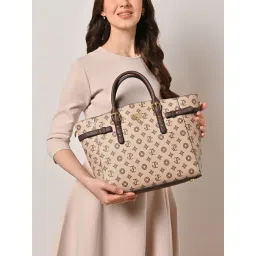LAVIE Signature Taupe Logo Tote Bag-picture-15