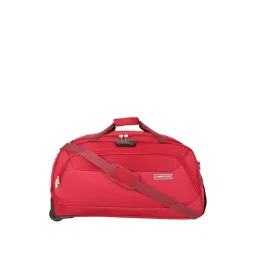 Lavie Sport 65 cms Anti-theft Sage Wheel Duffle Bag  | Duffle Bag (Maroon)-picture-24