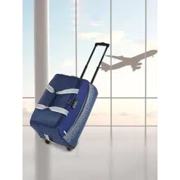 Lavie Sport Cabin Size 45 Litres Pixel Wheel Duffle  Bag| Duffle Bag | 2 Wheel  Duffle Bag (Navy)-picture-15