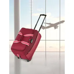 Lavie Sport Cabin Size 45 Litres Pixel Wheel Duffle  Bag| Duffle Bag | 2 Wheel  Duffle Bag (Navy)-picture-17