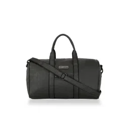 Lavie Sport Captain 32L Synthetic Leather Unisex  Duffle Bag (Black)-picture-12