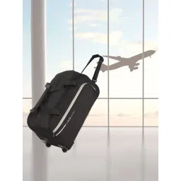 Lavie Sport Galactic M Cabin Size 53 cms Wheel Duffle Bag | 2 Wheel Duffle Bag  (Black)-picture-19