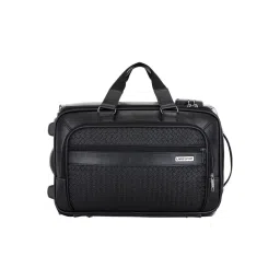 LAVIE SPORT METRO25 Black Woven Medium Duffle Bag-picture-42