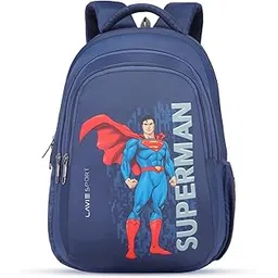 lavie sport Superman Ace 26L Casual 17" Backpack for Boys/Girls (Navy)-picture-12