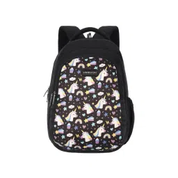 Lavie Sport Unicorn Horn 26L Printed School Backpack for Girls (Black)-picture-13