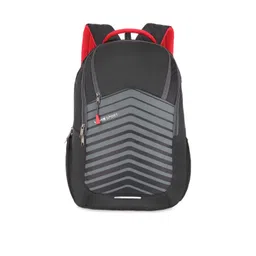 LAVIE SPORT Unisex Black & Grey Graphic Printed Backpack-picture-18