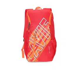 LAVIE SPORT Unisex Red Typography Backpack-picture-36