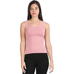 lavos Camisole for Women Inner Slips for Womens & Girls Comfortable Inner Wear | Anti Microbial Bamboo Cotton Solid Spaghetti Tank Top-picture-43