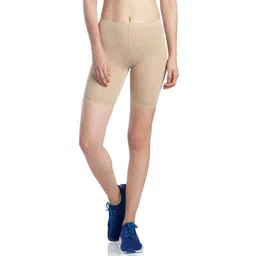 lavos Solid Women Beige Cycling Shorts-picture-23