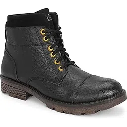 layasa Men Ankle-Length Lace-Up Boot-picture-52