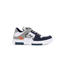 Layasa Men Colourblocked Suede Sneakers image 4