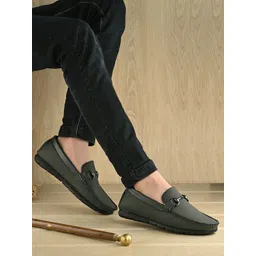 Layasa Men Slip On Loafers with Buckle-picture-39