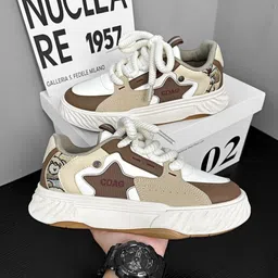 layasa Men's Chunky Fashion Style Walking Lace-Up Outdoor Sneakers For Men-picture-27