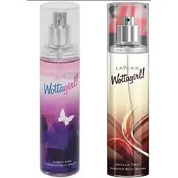 LAYER'R Amber Kiss & Vanilla Twist Combo Body Mist - For Women (270 ml, Pack of 2)-picture-23