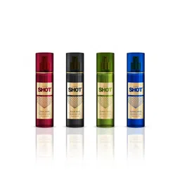 LAYER'R SHOT Set Of 4 Alphine Fresh, Forest Spice, Fiery Pride & Black Noir Body Spray-image-45