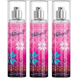 Layer'r Women WottaGirl Pink Angel Aquatic Scent Spray Body Splash - Combo Of 3 Pieces Body Mist - (405 Ml, Pack Of 3)-picture-39