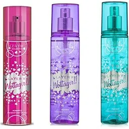 Layer'r Women's Wottagirl Romance Fragrant Liquid Body Splash + Wottagirl Fantasy Fragrant Body Splash+ Wottagirl Heaven,135 Ml-picture-40