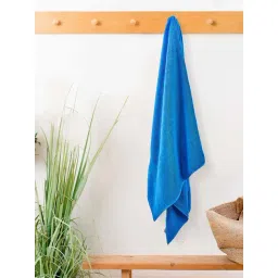 Layers Be Bold Blue 450 GSM Cotton Bath Towel-picture-34