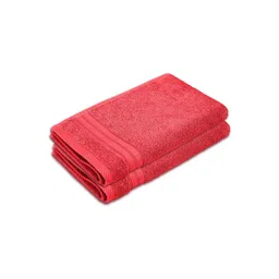 Layers Home Easy Coral 2 Pieces 450 GSM Pure Cotton Hand Towels-picture-26