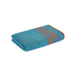 Layers Tuscany Blue Cotton Bath Towel image 1