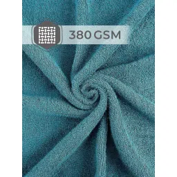 Layers Tuscany Blue Cotton Bath Towel image 5
