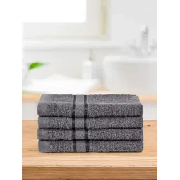 Layers Tuscany Grey 380 GSM Cotton Face Towels - Set of 4-picture-34