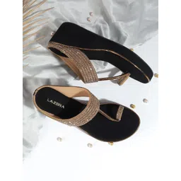 Lazera Embellished Wedge Sandals-picture-22
