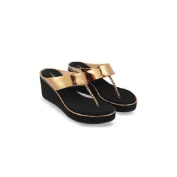 Lazera Leather Wedge Sandals with Tassels-picture-29
