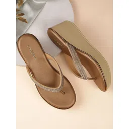 Lazera Women Embellished Wedge Sandals-picture-28