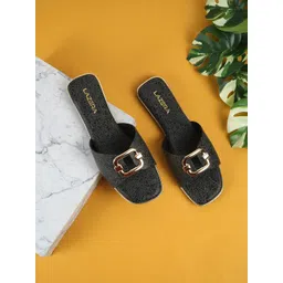 Lazera Women Printed Open Toe Flats with Buckles-picture-22