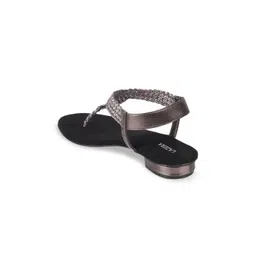Lazera Women Woven Design Open Toe Flats image 2