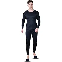 ldhsati Fashion Men's Cotton Thermal Set Fleece Winter Body Warmer Thermal Top Pajama and Bottom Suit Combo Set-picture-34