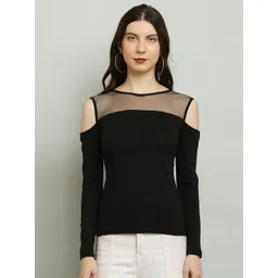 LE BOURGEOIS Cold-Shoulder Sleeves Top-picture-34