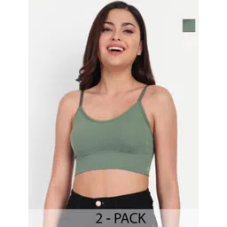 LE CRAF Women Pack Of 2 Full Coverage Moisture Wicking Lightly Padded Everyday Bra-picture-13