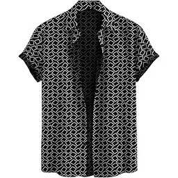 Stylish Men's Regular Fit Printed Casual Shirt-image-2