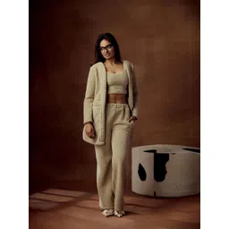 Lea Clothing Co. Women Betty Beige Short Cardigan-picture-18