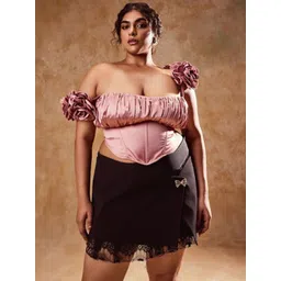 Lea Clothing Co. Women Mauve Corset-picture-32