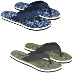 leaco Men Premium Natural Rubber Combo of 2 Flip X |Mordern Look | Extra Cushioned Strap and Footbed |Perfect For Daily Indoor and Outdoor Flip Flop Look-9-picture-22