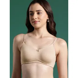 Leading Lady Beige Full Coverage T-Shirt Bra-picture-31